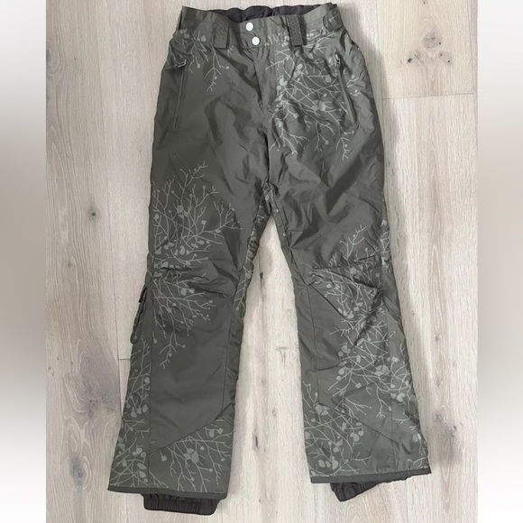 Snow Pants Lole, Size 6. Army Green *F9 - Picture 1 of 3